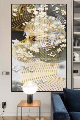 File ảnh gốc File tranh hiện đại pha lê gương KF61357 (chuyên in mica)