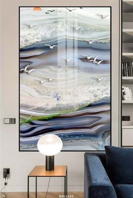 File tranh File tranh hiện đại pha lê gương KF61365 (gốc) in vải canvas