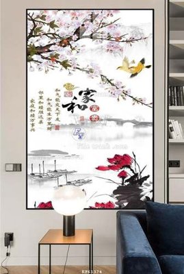 File tranh File tranh hiện đại pha lê gương KF61374 (gốc) in backlit film