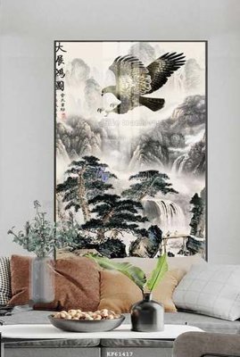 Download file gốc File tranh hiện đại pha lê gương KF61417 (in lụa) cao cấp