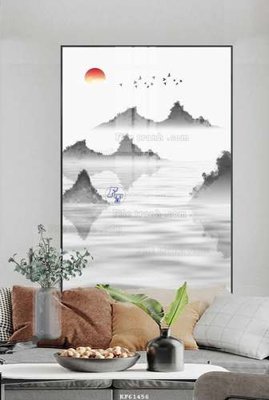 File gốc File tranh hiện đại pha lê gương KF61456 (cho in ấn) độc quyền