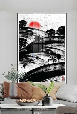 File in ấn File tranh hiện đại pha lê gương KF61477 (bản gốc) chất lượng cao