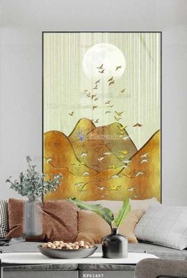 File tranh File tranh hiện đại pha lê gương KF61497 (bản gốc) treo phòng ăn
