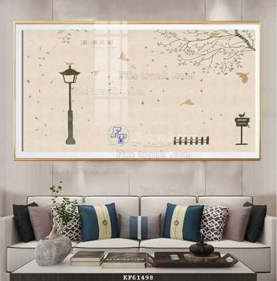 Tải file gốc File tranh hiện đại pha lê gương KF61498 dùng cho in ấn