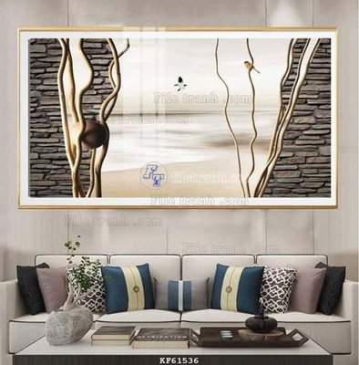 File gốc File tranh hiện đại pha lê gương KF61536 (chuẩn CMYK) cho nhà in