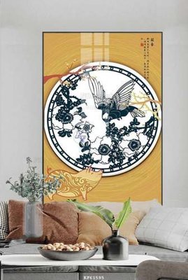 File gốc File tranh hiện đại pha lê gương KF61595 (chủ đề hiện đại) trang trí