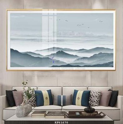 File gốc File tranh hiện đại pha lê gương KF61670 (in tráng gương) ốp tường