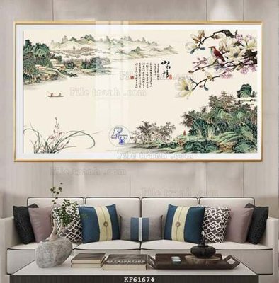 File gốc File tranh hiện đại pha lê gương KF61674 (thiết kế) độc quyền