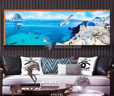 File gốc File tranh hiện đại pha lê gương KF61682 (PNG) không nền chất lượng