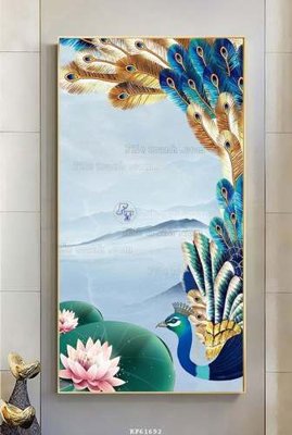 Download file File tranh hiện đại pha lê gương KF61692 (chất lượng in ấn)