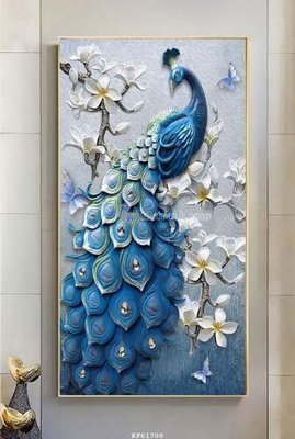 File ảnh File tranh hiện đại pha lê gương KF61700 (gốc) trang trí khách sạn