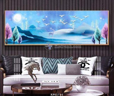 Ảnh mô tả file gốc in mica File tranh hiện đại pha lê gương KF61731