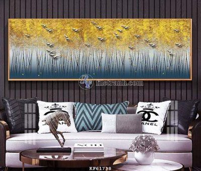 File gốc File tranh hiện đại pha lê gương KF61738 (in tráng gương) sang trọng