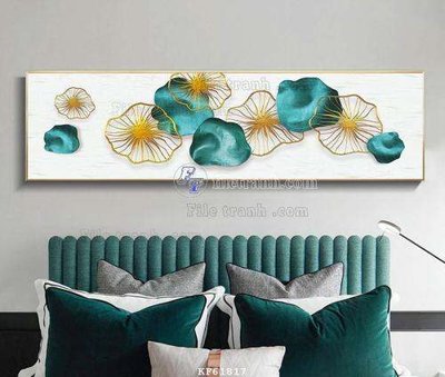 Download file gốc File tranh hiện đại pha lê gương KF61817 (in lụa) cao cấp