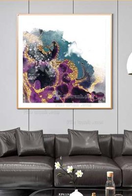 Hình ảnh file gốc File tranh hiện đại pha lê gương KF61949 cho in UV