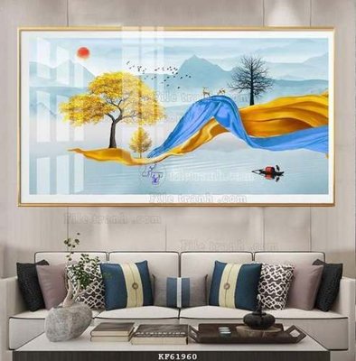 Tải file gốc File tranh hiện đại pha lê gương KF61960 (in khổ lớn) không vỡ