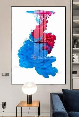 File tranh gốc File tranh hiện đại pha lê gương KF61977 (sắc nét từng chi tiết)