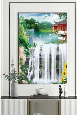 File ảnh File tranh hiện đại pha lê gương KF62026 (gốc) in backdrop sự kiện