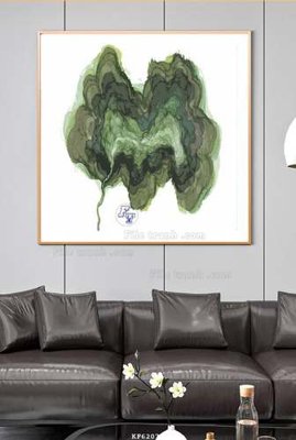 File tranh gốc PSD File tranh hiện đại pha lê gương KF62070 còn nguyên layer