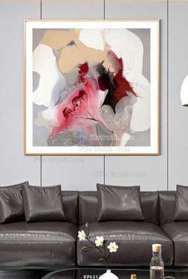 File gốc in mica File tranh hiện đại pha lê gương KF62125 chất lượng