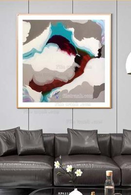 File tranh File tranh hiện đại pha lê gương KF62128 (bản gốc) trang trí văn phòng