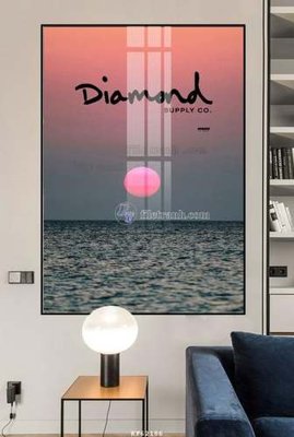 File PSD File tranh hiện đại pha lê gương KF62186 (gốc) tách lớp chi tiết