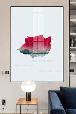 File gốc File tranh hiện đại pha lê gương KF62353 (in lụa) họa tiết 3D