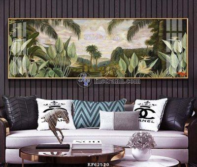 File tranh File tranh hiện đại pha lê gương KF62520 (gốc) chủ đề động vật