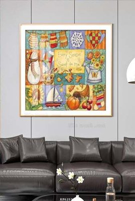 File in ấn File tranh hiện đại pha lê gương KF62579 (bản gốc) chất lượng cao