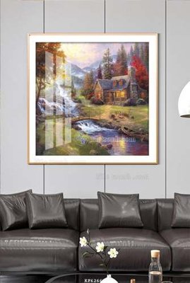 Tải file gốc in lụa File tranh hiện đại pha lê gương KF62665 siêu nét