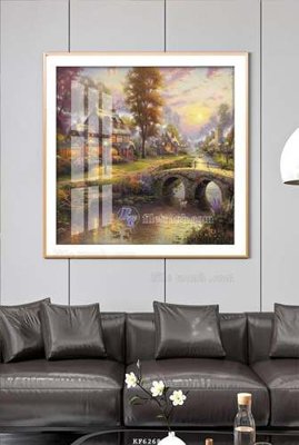 File in trần File tranh hiện đại pha lê gương KF62684 (file gốc) xuyên sáng