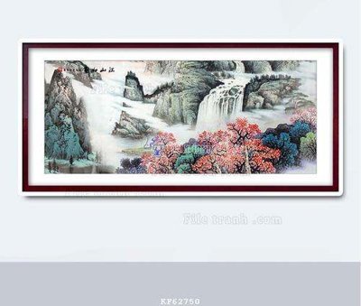 File gốc File tranh hiện đại pha lê gương KF62750 (in lụa) cao cấp