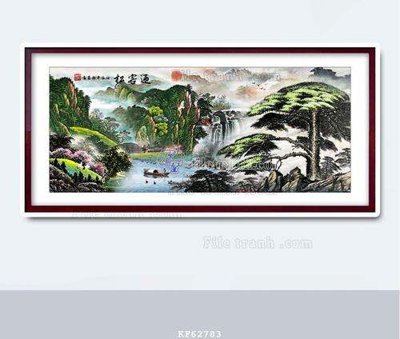 Tải file gốc File tranh hiện đại pha lê gương KF62783 (để in lụa)
