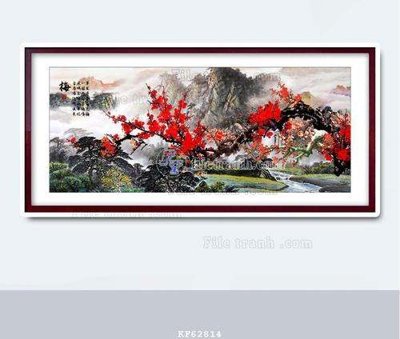 Ảnh gốc File tranh hiện đại pha lê gương KF62814 (nét căng) in mica