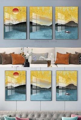 Download file gốc File tranh hiện đại pha lê gương KF62877 (in mica) trong suốt