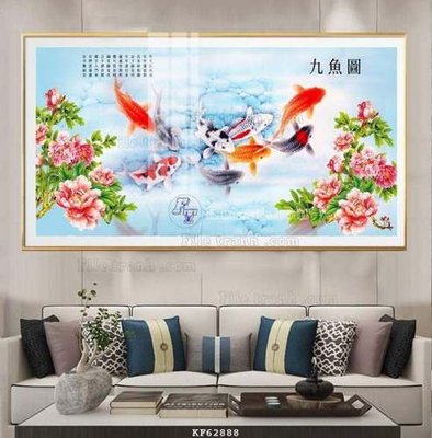 File tranh File tranh hiện đại pha lê gương KF62888 (bản gốc) treo phòng ăn