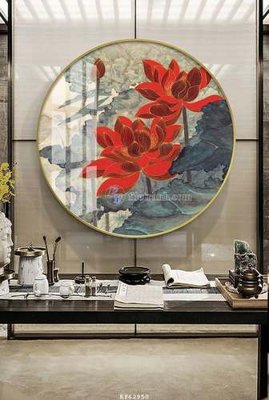 File tranh quảng cáo File tranh hiện đại pha lê gương KF62950 (download file gốc)
