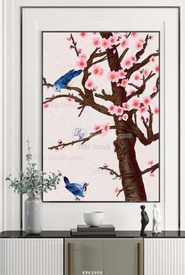 File gốc in ấn File tranh hiện đại pha lê gương KF62958 chuẩn màu CMYK