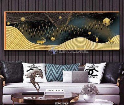 File gốc File tranh hiện đại pha lê gương KF62966 (in lụa) tranh thuận buồm