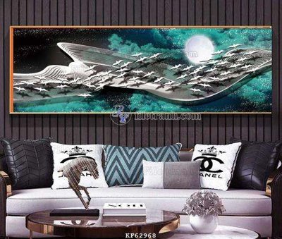 File tranh gốc File tranh hiện đại pha lê gương KF62968 (bản quyền) Filetranh.com