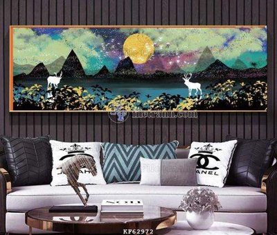 File in ấn File tranh hiện đại pha lê gương KF62972 (bản gốc) sắc nét