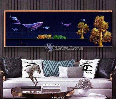 Download file gốc File tranh hiện đại pha lê gương KF62986 (in lụa) nghệ thuật