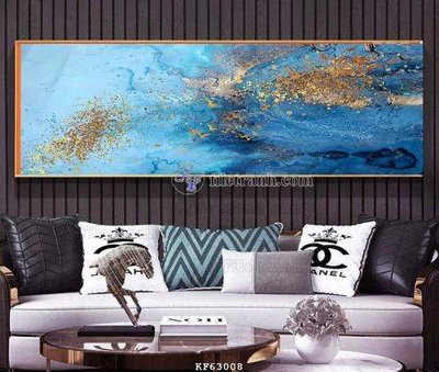 File ảnh File tranh hiện đại pha lê gương KF63008 (gốc) in PP, decal