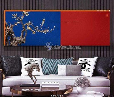 File tranh File tranh hiện đại pha lê gương KF63015 (bản gốc) treo phòng ăn