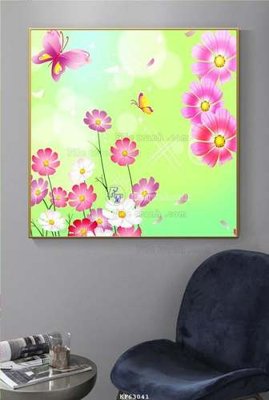 File tranh gốc File tranh hiện đại pha lê gương KF63041 (bản quyền) độc đáo