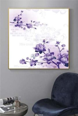 File tranh File tranh hiện đại pha lê gương KF63055 (bản gốc) treo tường