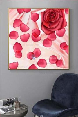 Ảnh gốc File tranh hiện đại pha lê gương KF63073 (nét căng) in mica