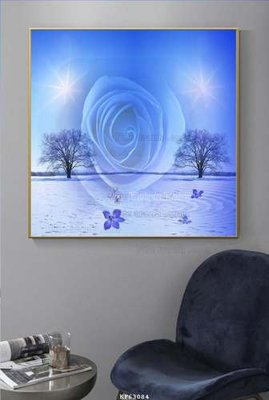 File gốc File tranh hiện đại pha lê gương KF63084 (chuẩn CMYK) cho nhà in