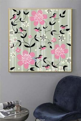 Ảnh gốc File tranh hiện đại pha lê gương KF63107 (độ nét cao) in mica