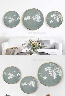 File gốc File tranh hiện đại pha lê gương KF63145 (vector) cho in ấn